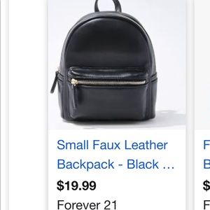 Forever 21 - Mini Backpack - Black